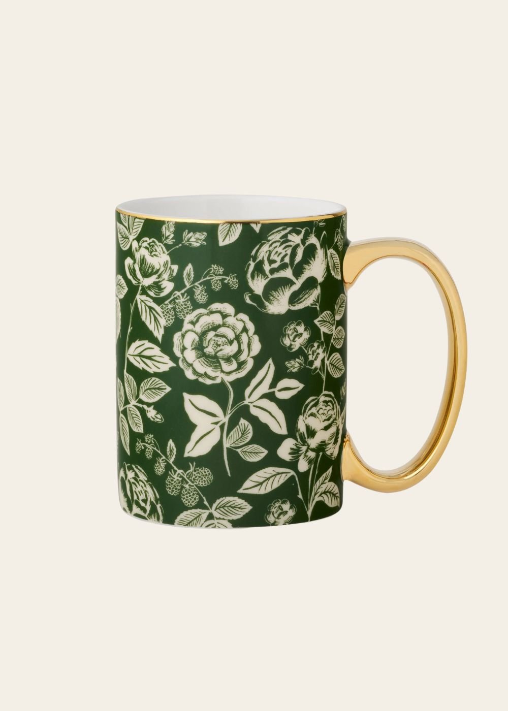 English Rose Porcelain Mug - Menagerie Farm &amp; Flower