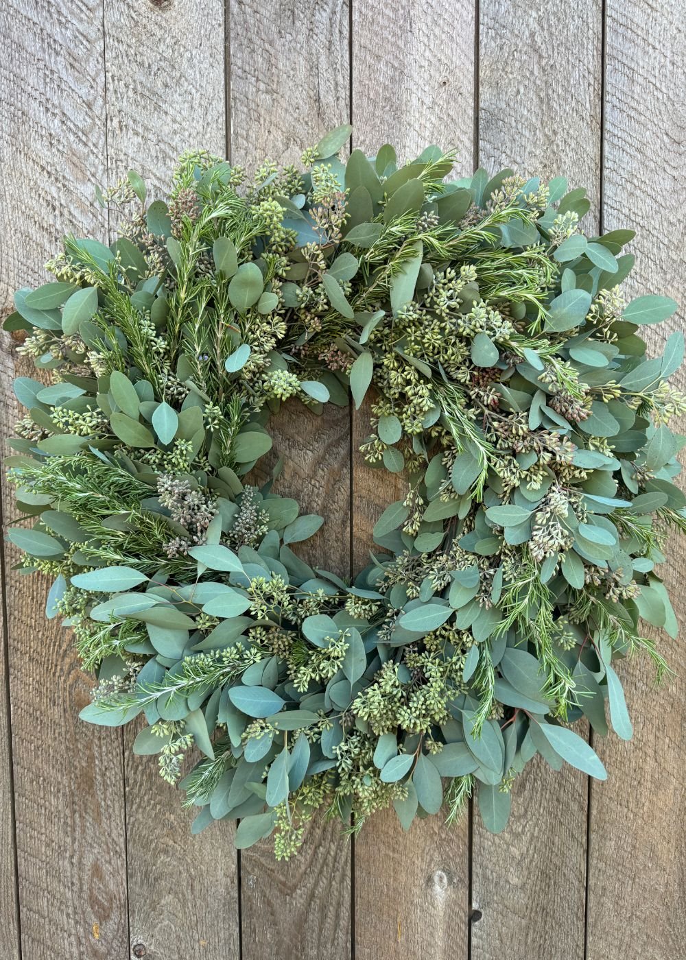 Winter Herb Holiday Wreath - Menagerie Farm & Flower