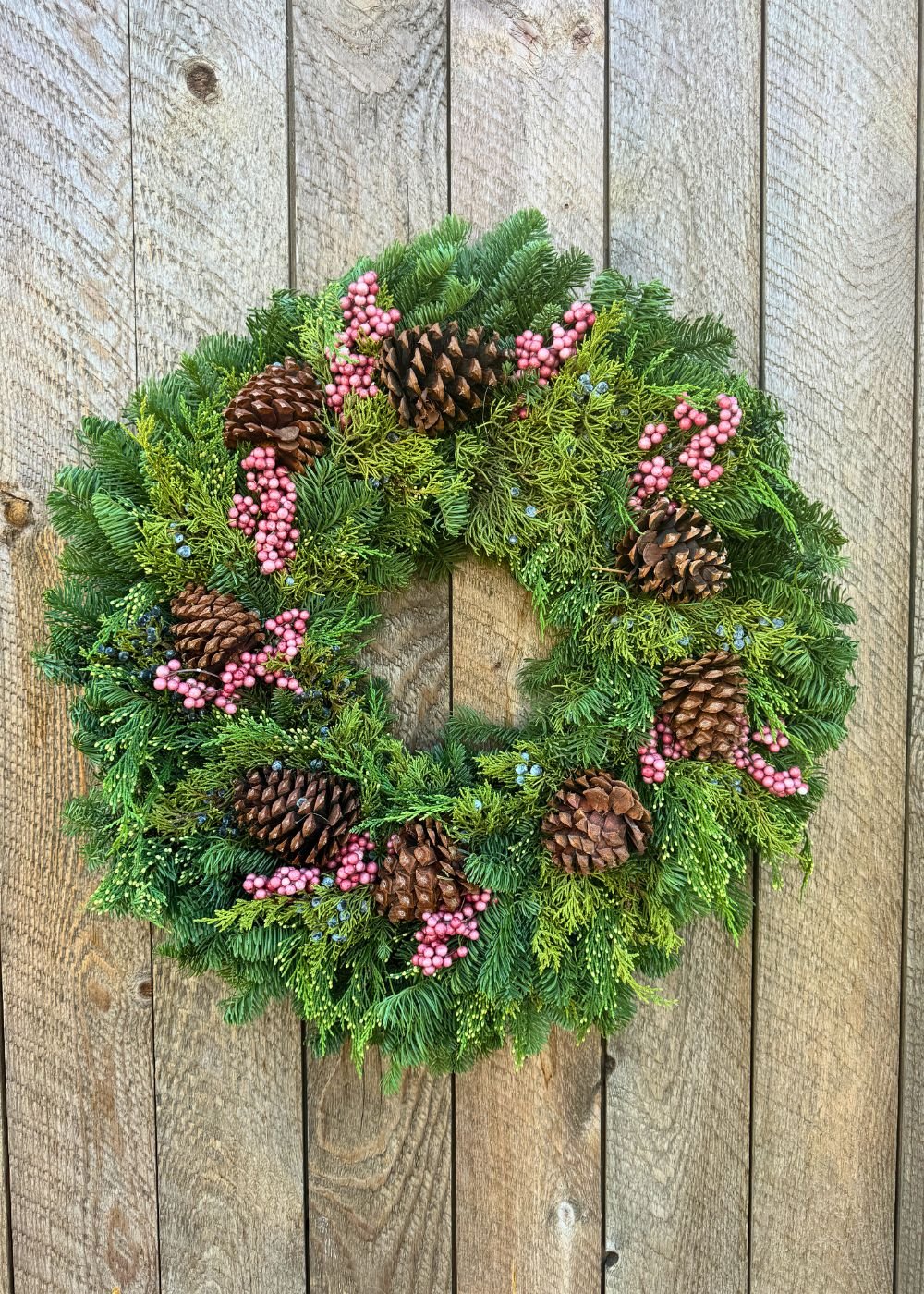 Winterberry Elegance Holiday Wreath - Menagerie Farm & Flower