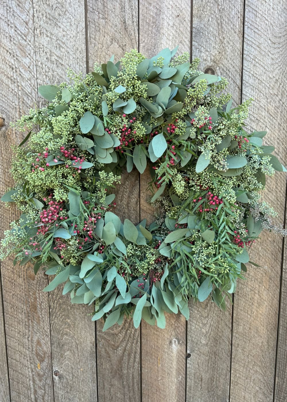 Yuletide Holiday Wreath - Menagerie Farm &amp; Flower