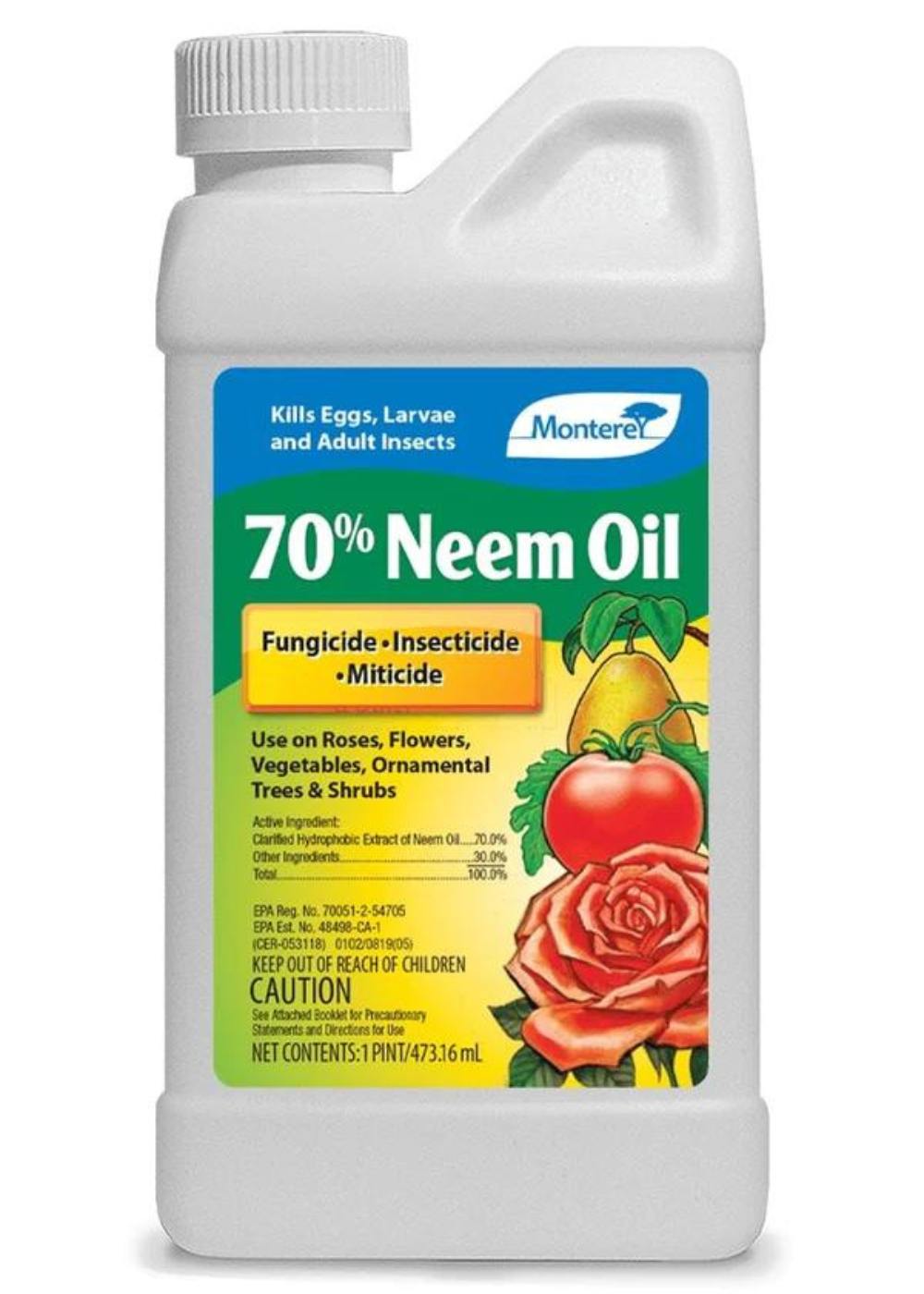 Neem Oil 70% Concentrate Pint - Menagerie Farm & Flower