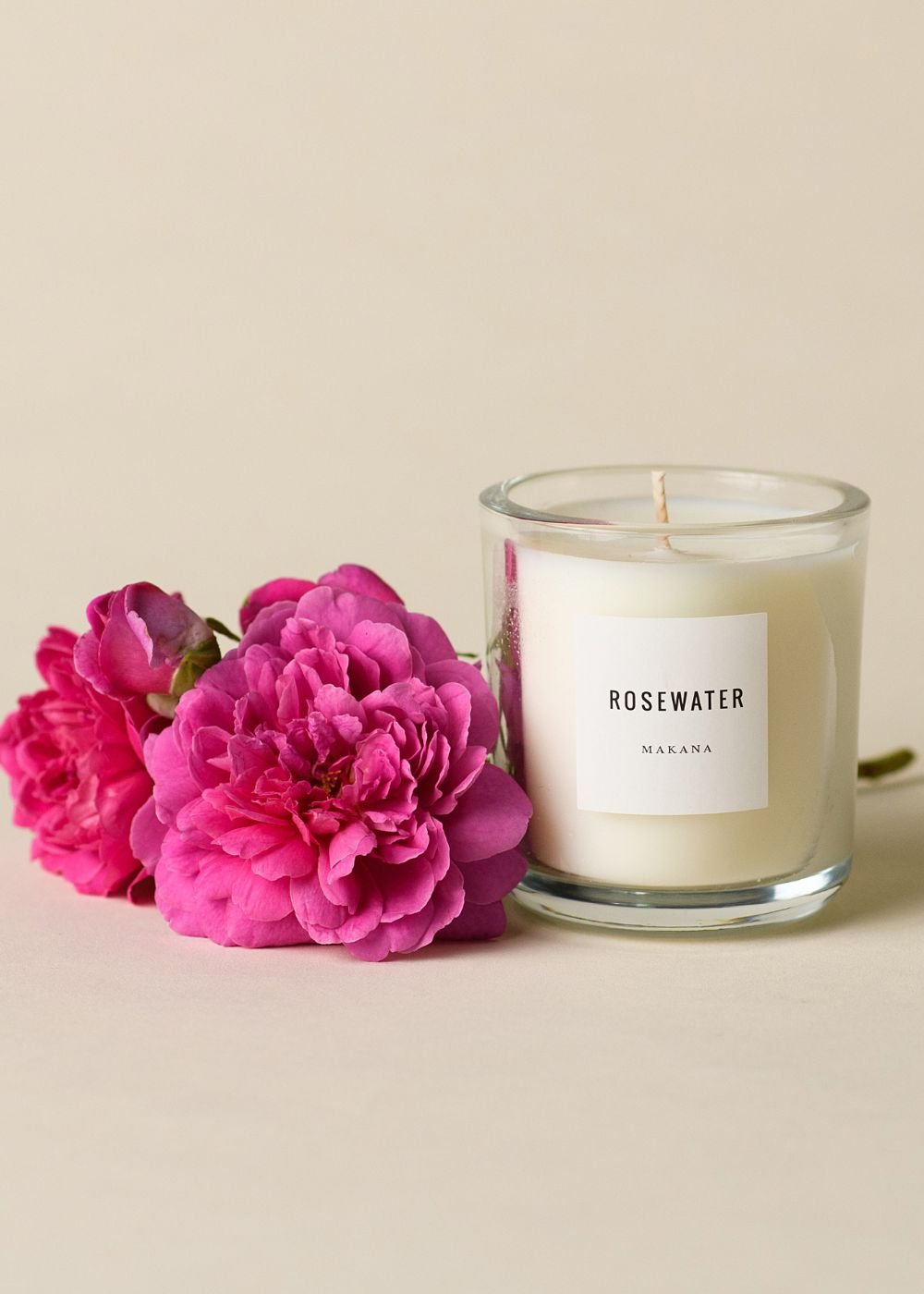 Rosewater Candle - Menagerie Farm &amp; Flower